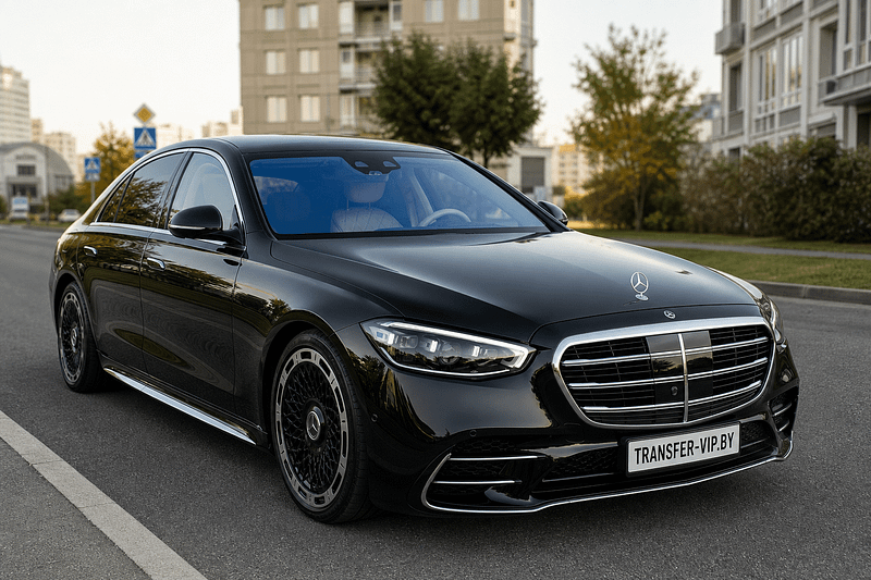 Mercedes S-class W223 Long AMG, трансфер Минск - Москва
